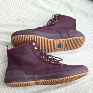 Keds Maroon High-Top Women Sneakers Athleisure Athletic Tenniscore